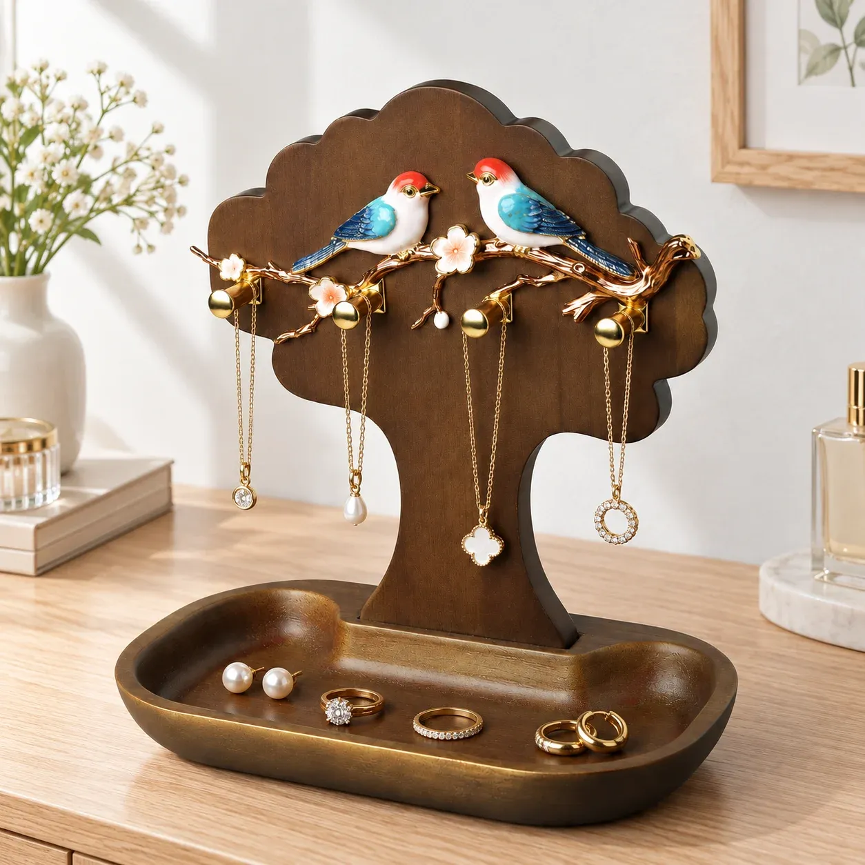 Avondale Jewelry Tree in everyday use