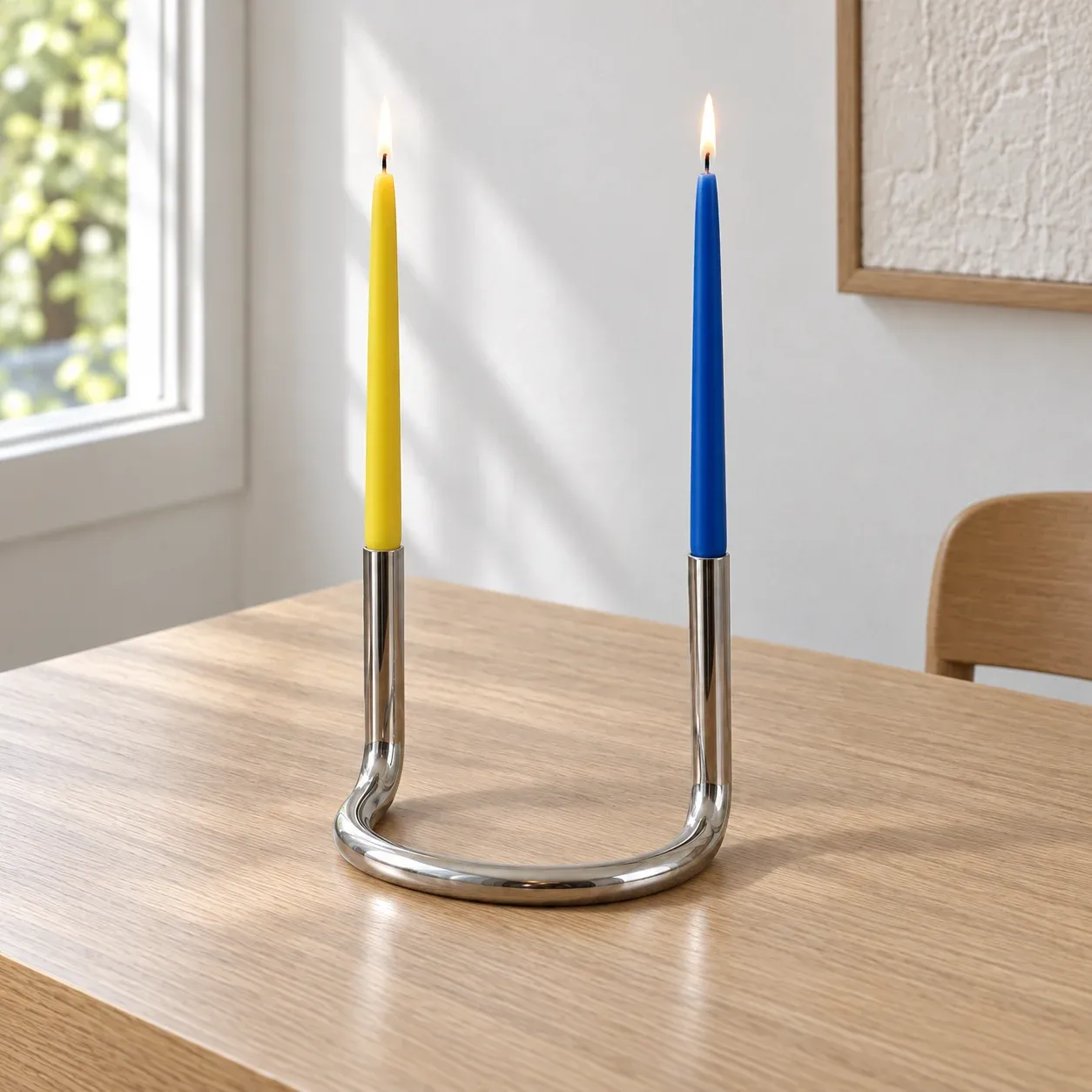 Ellison Twin Candleholder in everyday use