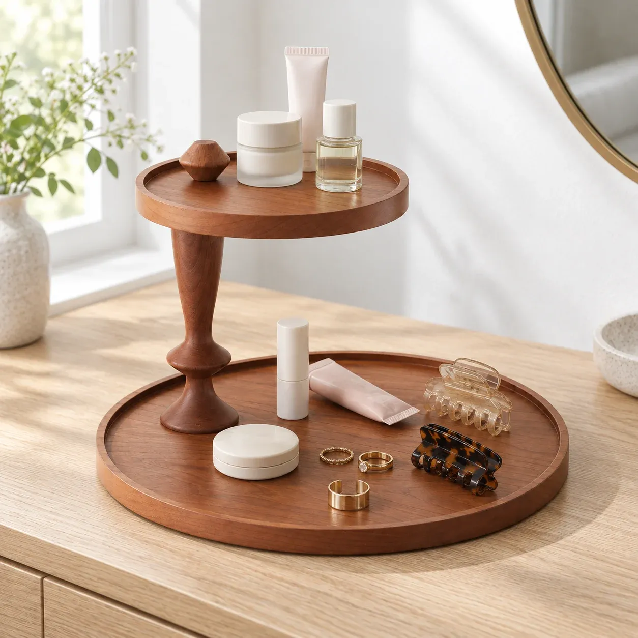 Cresswell Tier Tray in everyday use